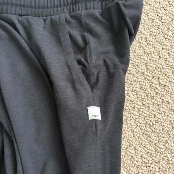 Vuori Essential Halo Black Wide Leg Pants - Picture 3 of 7